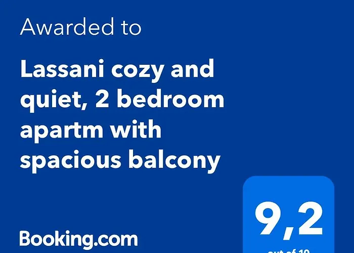 Lassani Cozy And Quiet, 2 Bedroom Apartm With Spacious Balcony *